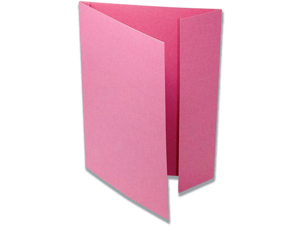 Sagsmappe, 1 klap, Folio, Rosa, Ferco Nr. 105/3 Med 3 cm udvidelse 