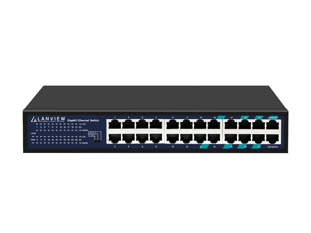 Lanview LVN-1U-24PORT-1G Ikke kategoriseret