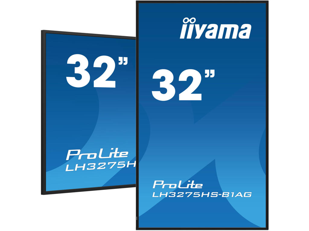 iiyama LH3275HS-B1AG skilte display Digital fladpaneldisplay 80 cm (31.5") LCD Wi-Fi 500 cd/m² Fuld HD Sort Indbygget processer Android 11 24/7