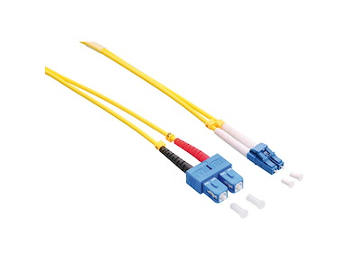 LogiLink LC/SC, 2 m InfiniBand og fiberoptisk kabel Gul