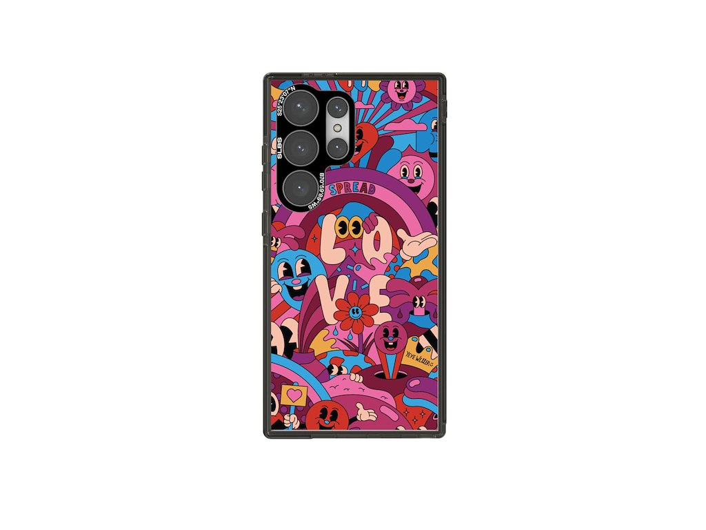 Samsung GP-FPS928SBK mobiltelefon etui 17,3 cm (6.8") Cover Flerfarvet