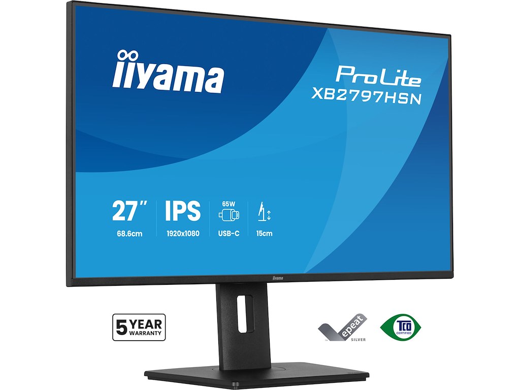 iiyama ProLite XB2797HSN-B1 computerskærm 68,6 cm (27") 1920 x 1080 pixel Fuld HD LCD Sort