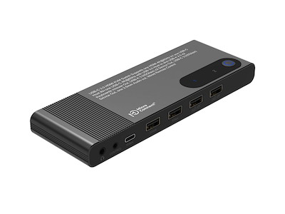 Microconnect HDMI & USB-C 2-Port KVM Switch