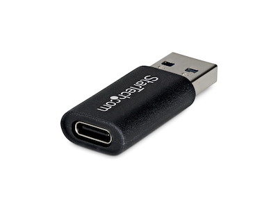 StarTech.com U32-AMCF-USBADAPTER kabel kønsskifter USB-A USB-C Sort