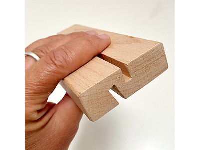 DSI Wood Block Menuholder, A5, Model 1229