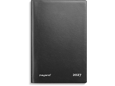 Planner, 2027, Mini, 1 uge pr. opslag, Sort, Mayland