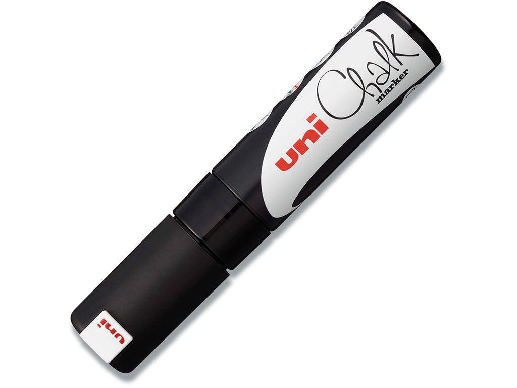 Kalk marker, 8 mm, Sort, 1 stk, uni Chalk PWE-8K