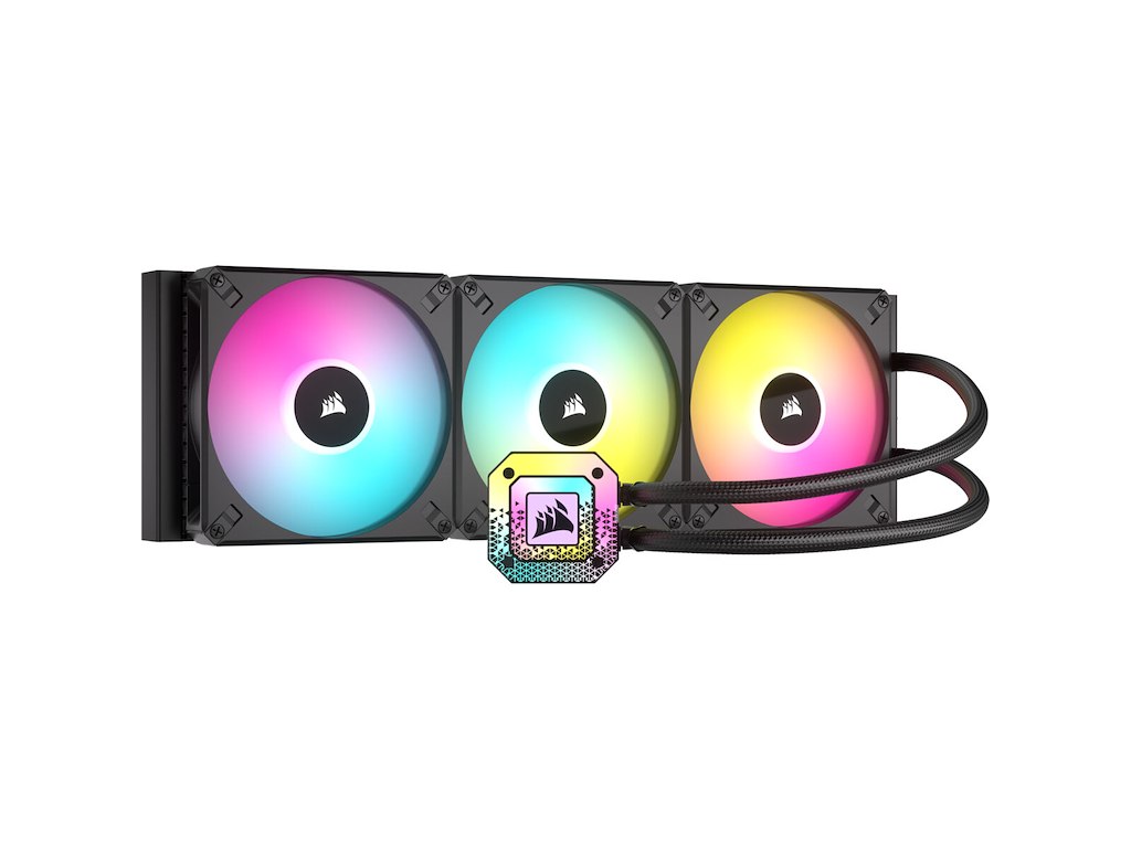 Corsair CW-9060071-WW Computerkølesystem Processor Alt-i-en væskekøler 14 cm Sort 1 stk