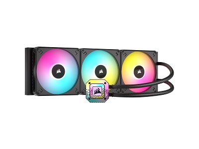 Corsair CW-9060071-WW Computerkølesystem Processor Alt-i-en væskekøler 14 cm Sort 1 stk