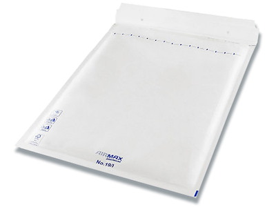 Boblekuvert, Indvendig: 295x445 mm, Hvid, 1 stk, Airmax No. 19/I W9