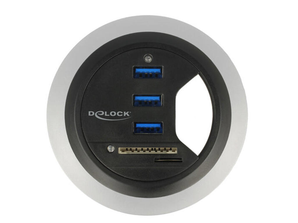 DeLOCK 62869 stikkontakt Sort