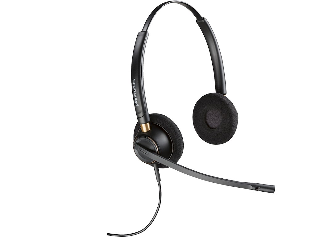 HP Poly EncorePro 520 Headset Ledningsført Business/Everyday Sort