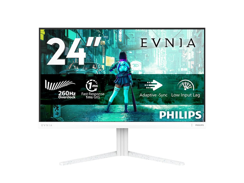 Philips Evnia 3000 24M2N3201P/00 computerskærm 60,5 cm (23.8") 1920 x 1080 pixel Fuld HD LCD Hvid