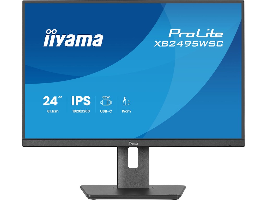 iiyama ProLite XB2495WSC-B1 computerskærm 61,2 cm (24.1") 1920 x 1200 pixel WUXGA LED Sort