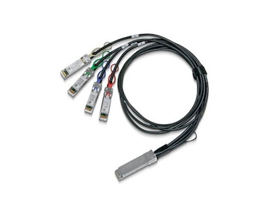 Nvidia Mellanox MCP7F00-A002R30N InfiniBand og fiberoptisk kabel 2 m QSFP28 4x SFP28 Sort