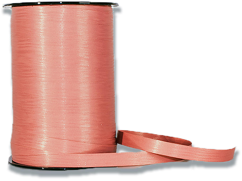 Gavebånd, PP, 10mm x 250m, Rosa, Roliba Matline LUX Pastel