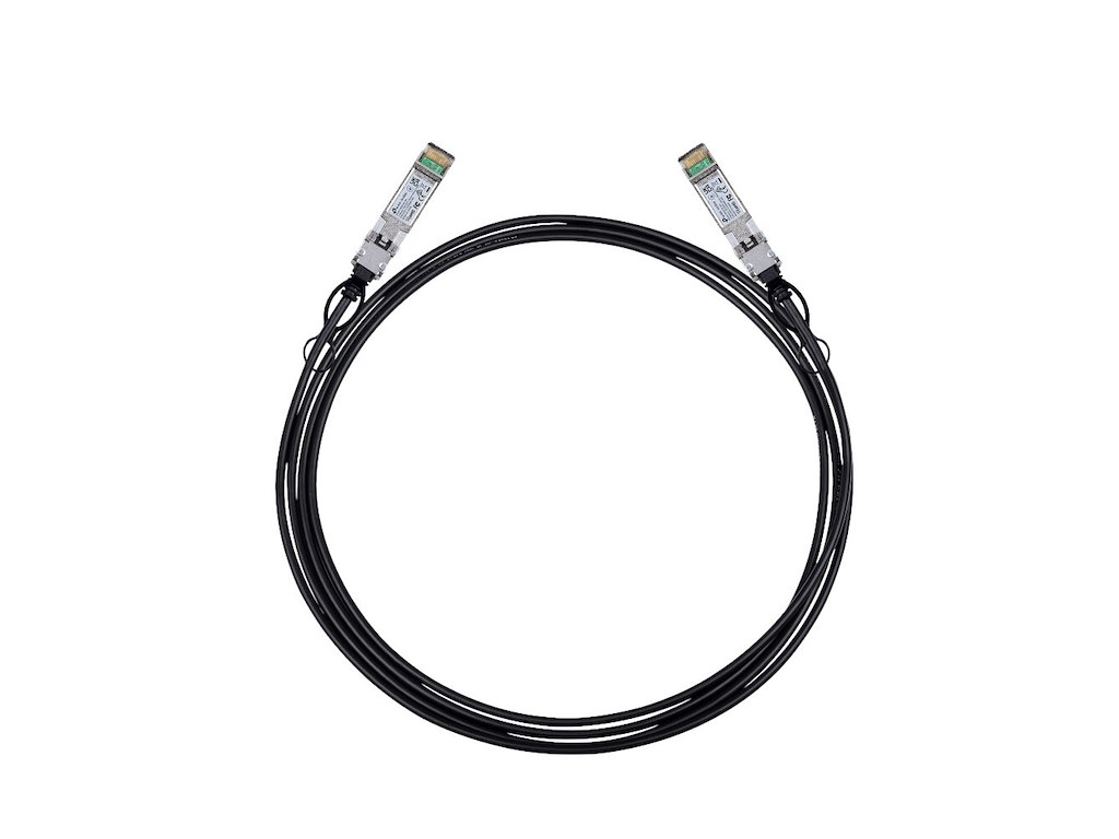 TP-Link Omada SM5220-3M InfiniBand og fiberoptisk kabel SFP+ DAC Sort