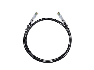 TP-Link Omada SM5220-3M InfiniBand og fiberoptisk kabel SFP+ DAC Sort