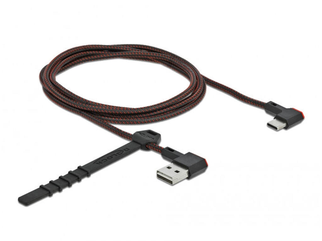 DeLOCK 85282 USB-kabel USB 2.0 1,5 m USB A USB C Sort