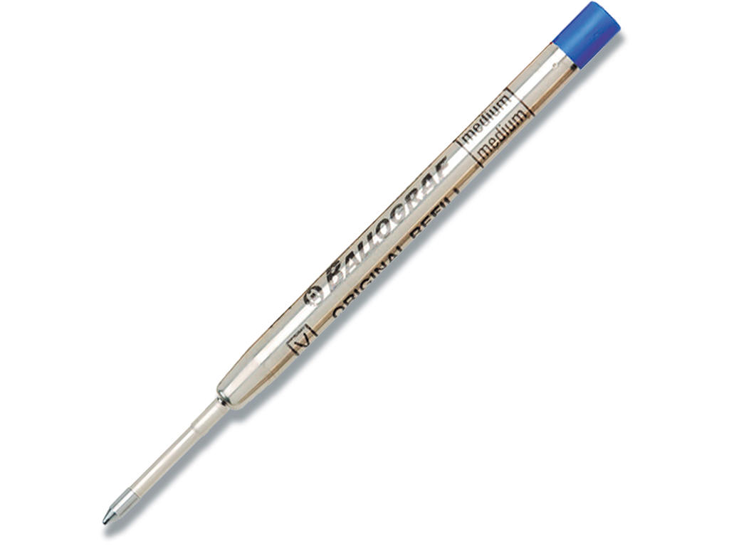 Kuglepen refill, M, Blå, 1 stk, Ballograf M
