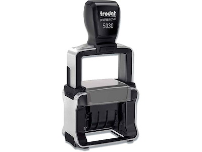 Stempel, Dato, 4 mm, Løs farvepude, Trodat 5030