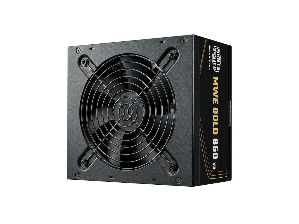 Cooler Master MWE Gold V3 ATX 3.1 Non-Modular Series enhed til strømforsyning 650 W 24-pin ATX Sort