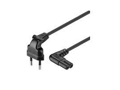 Microconnect PE030718AA el-ledning Sort 2 m C7 forbinder