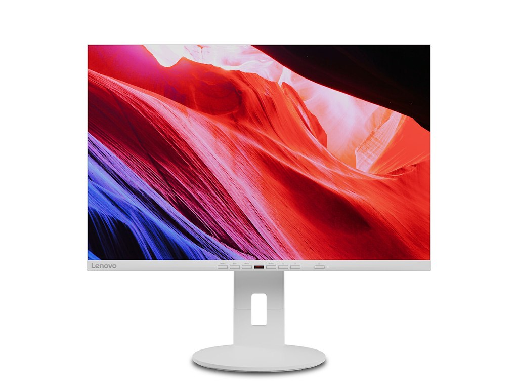 Lenovo C24d-20 computerskærm 61 cm (24") 1920 x 1200 pixel Fuld HD LED Grå, Hvid