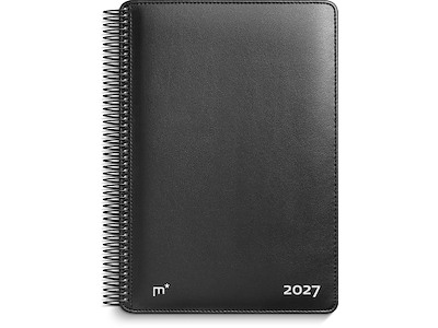 Kalender, 2027, Diplomat, 1 uge pr. opslag, Sort, Mayland