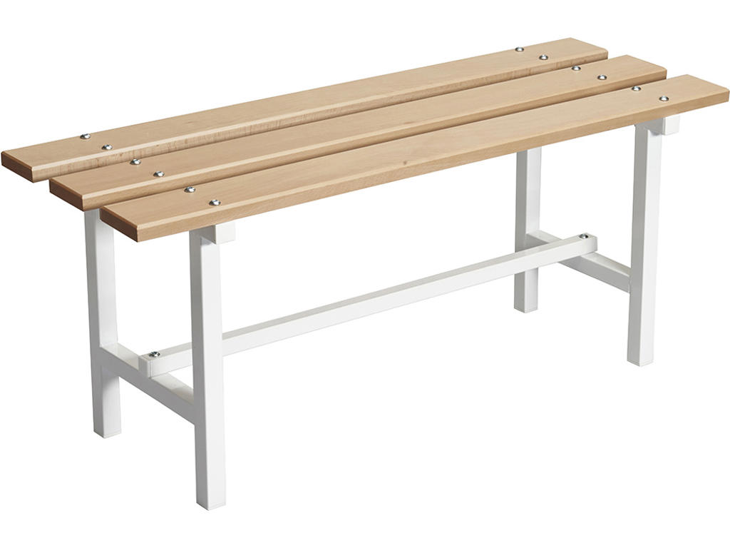 Bænk fristående, Modelnr 68, L=600 mm bøg/hvid, Essem Design DK