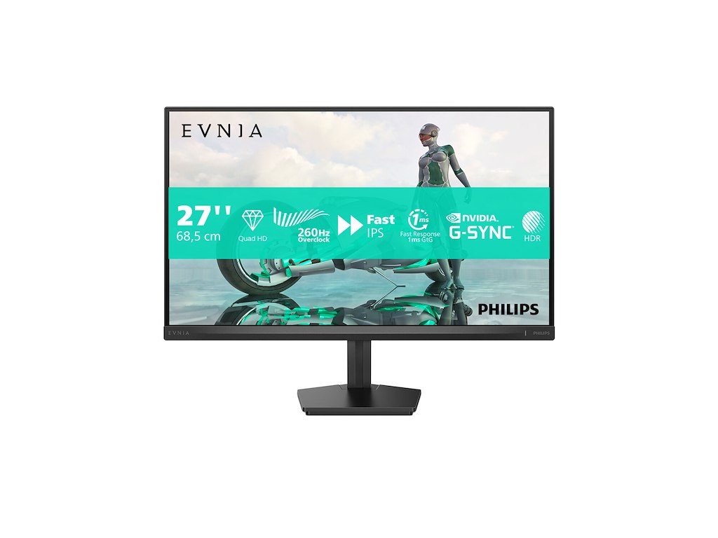 Philips Evnia 3000 27M2N3500PF/00 computerskærm 68,6 cm (27") 2560 x 1440 pixel Quad HD LCD Sort