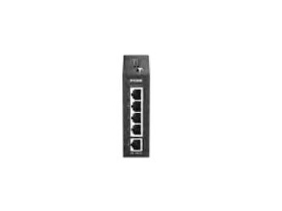 D-Link DIS-100E-05 netværksswitch Ikke administreret Fast Ethernet (10/100) DIN rail Sort