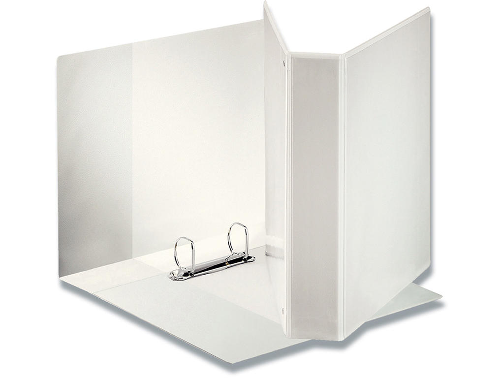 Ringbind, A4 Maxi, 2 D-ringe, Ø50 mm, 7.6 cm, Hvid, Esselte Panorama