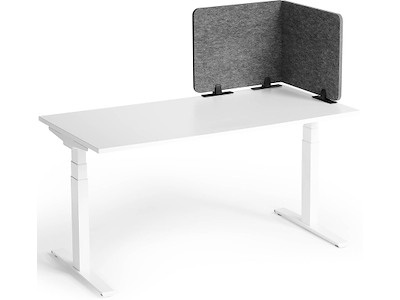 Bordskærm, 120x50 cm, Grå, Durable EFFECT 120 