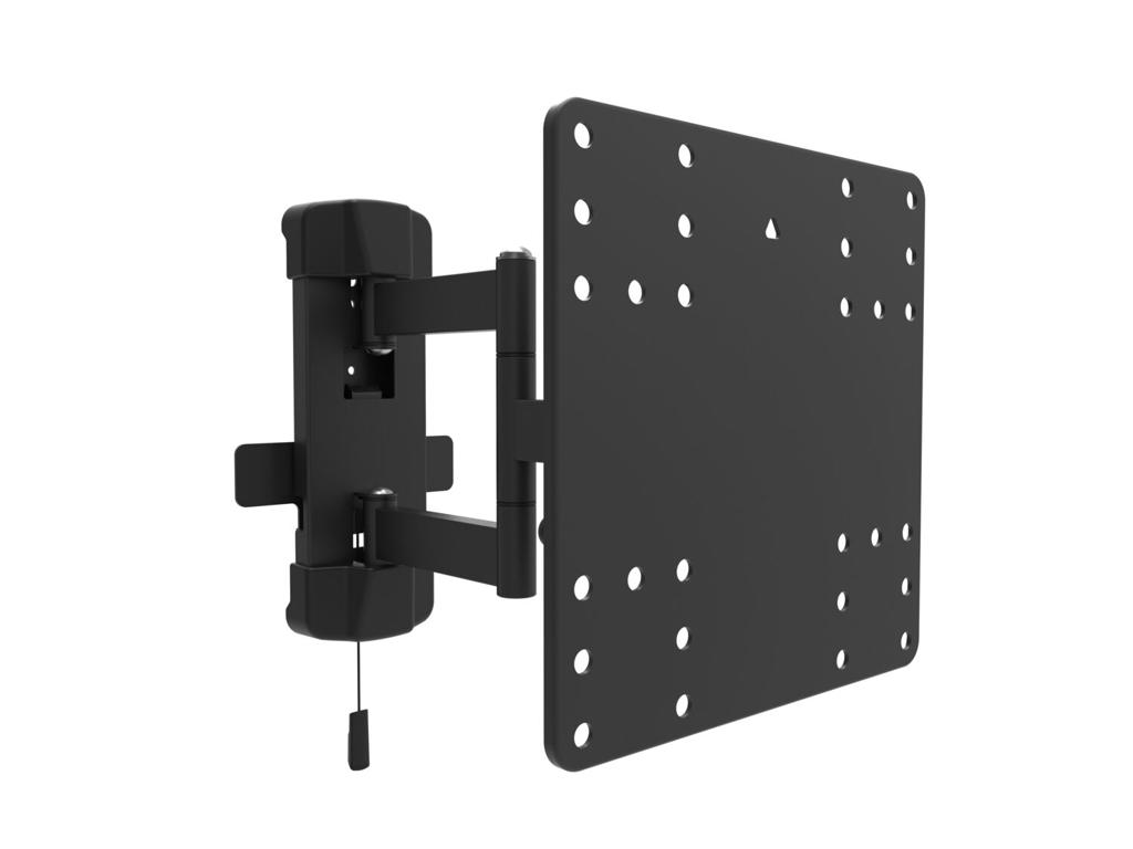 Multibrackets 6843 tv-beslag 109,2 cm (43") Sort