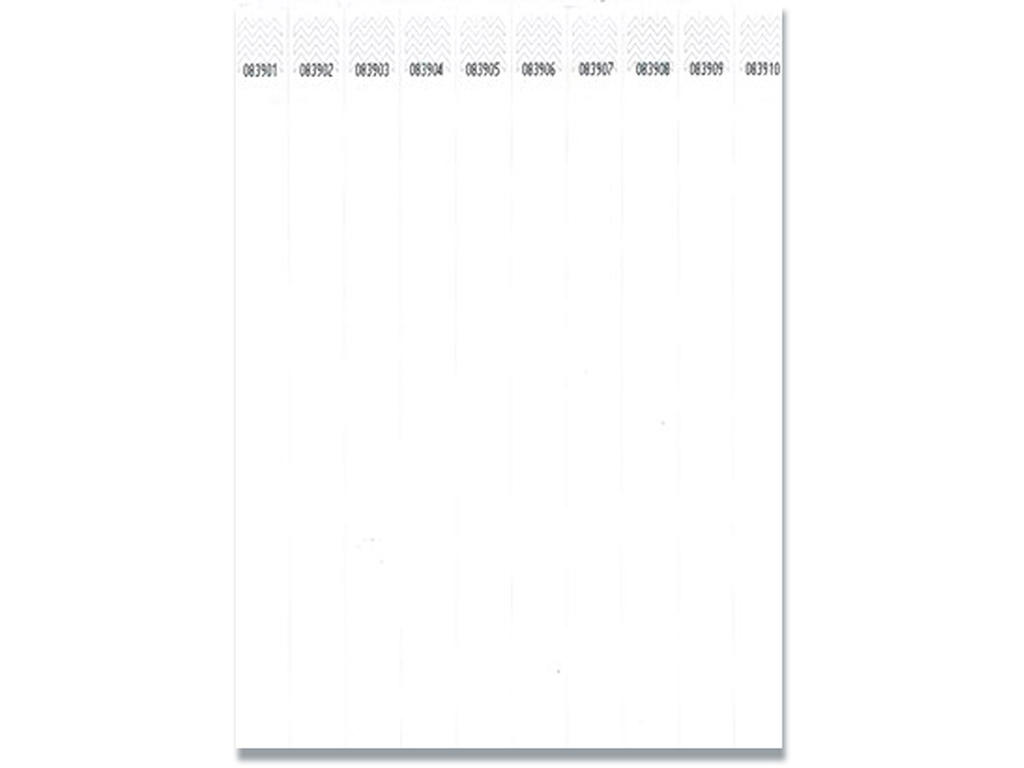 Festtegn, Løse ark, Hvid, 100 stk, Tystar