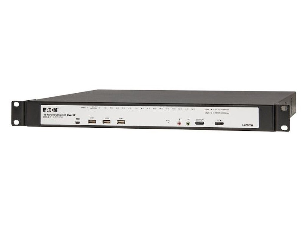 Eaton B064-016-02-IPH KVM Switch Stativ-montering Sort