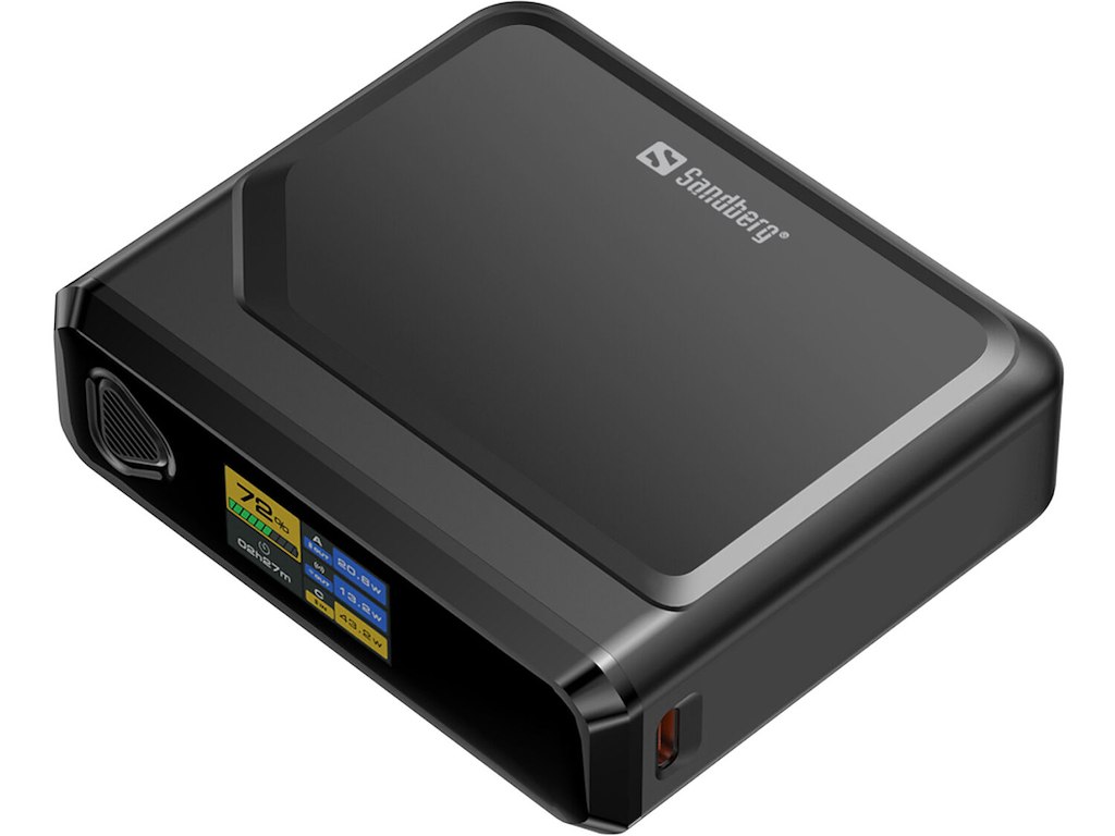 Sandberg 421-25 powerbank Lithium polymer (LiPo) 20000 mAh Trådløs opladning Sort