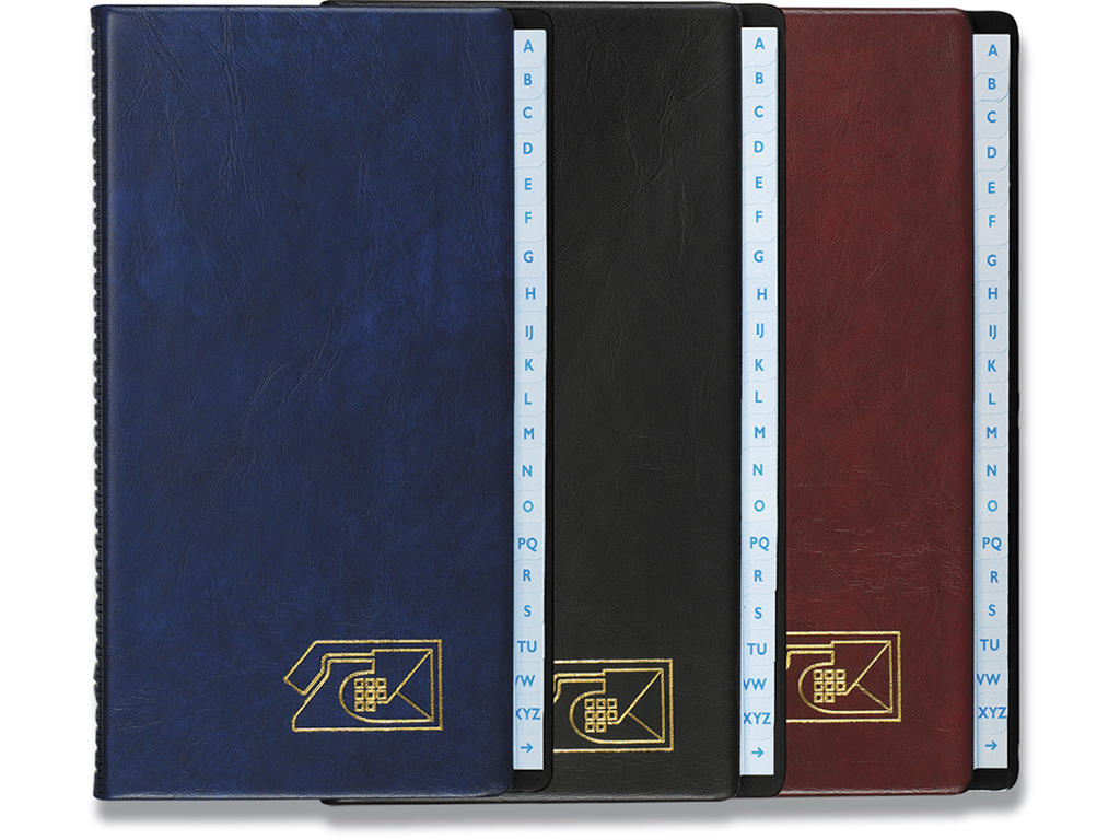 Adresseregister, 3 løsark, 24 delt, A-Å Register, Bantex Copenhagen 