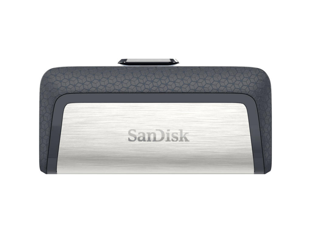 SanDisk Ultra Dual Drive USB Type-C USB-nøgle 128 GB USB Type-A / USB Type-C 3.2 Gen 1 (3.1 Gen 1) Sort, Sølv