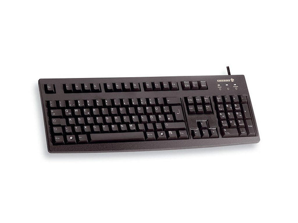 CHERRY G83-6104 tastatur Universel USB QWERTY US engelsk Sort