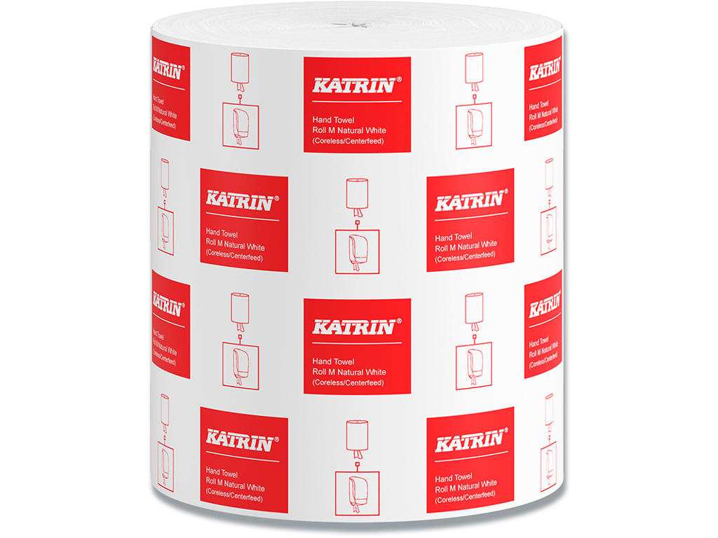 Håndklæderulle, Centertræk, 1 lag, 6 ruller, Katrin M