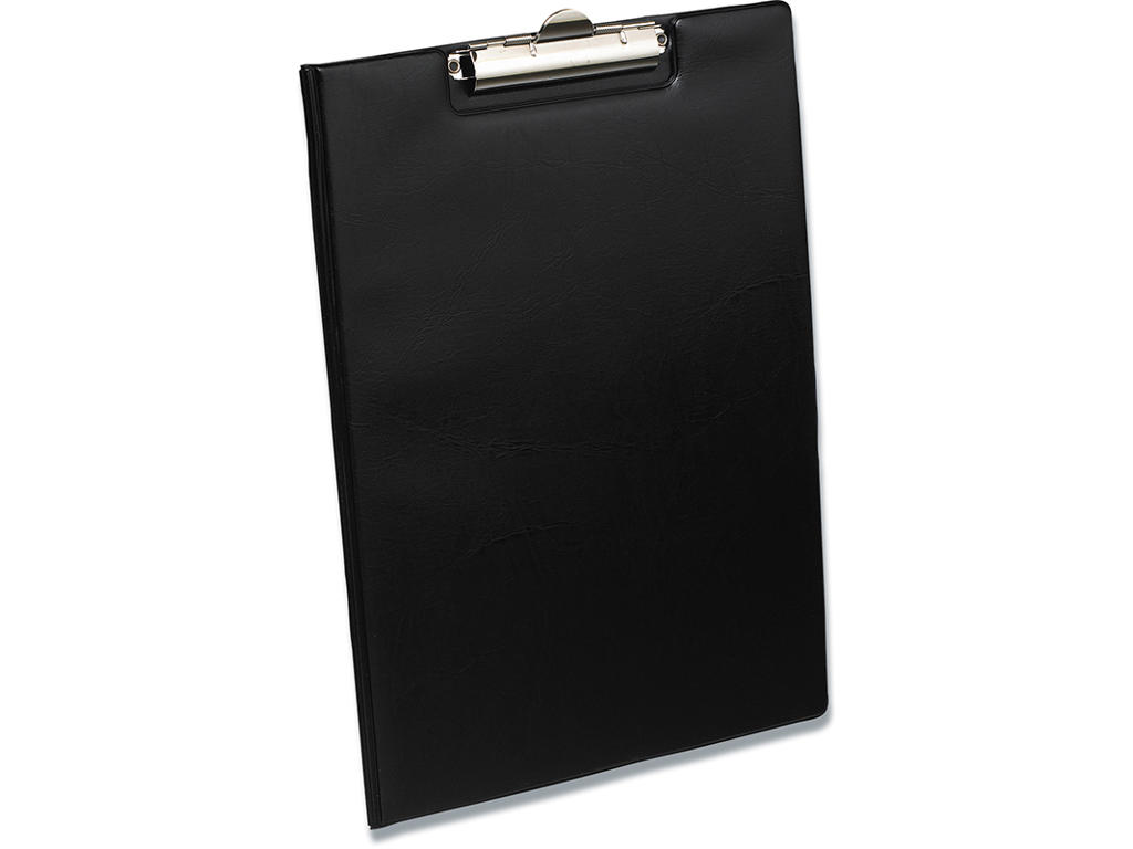 Clipboard, Sort, Med forside, A4, Bantex