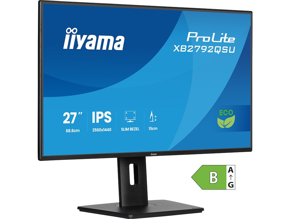 iiyama ProLite XB2792QSU-B1 computerskærm 68,6 cm (27") 2560 x 1440 pixel Quad HD LED Sort