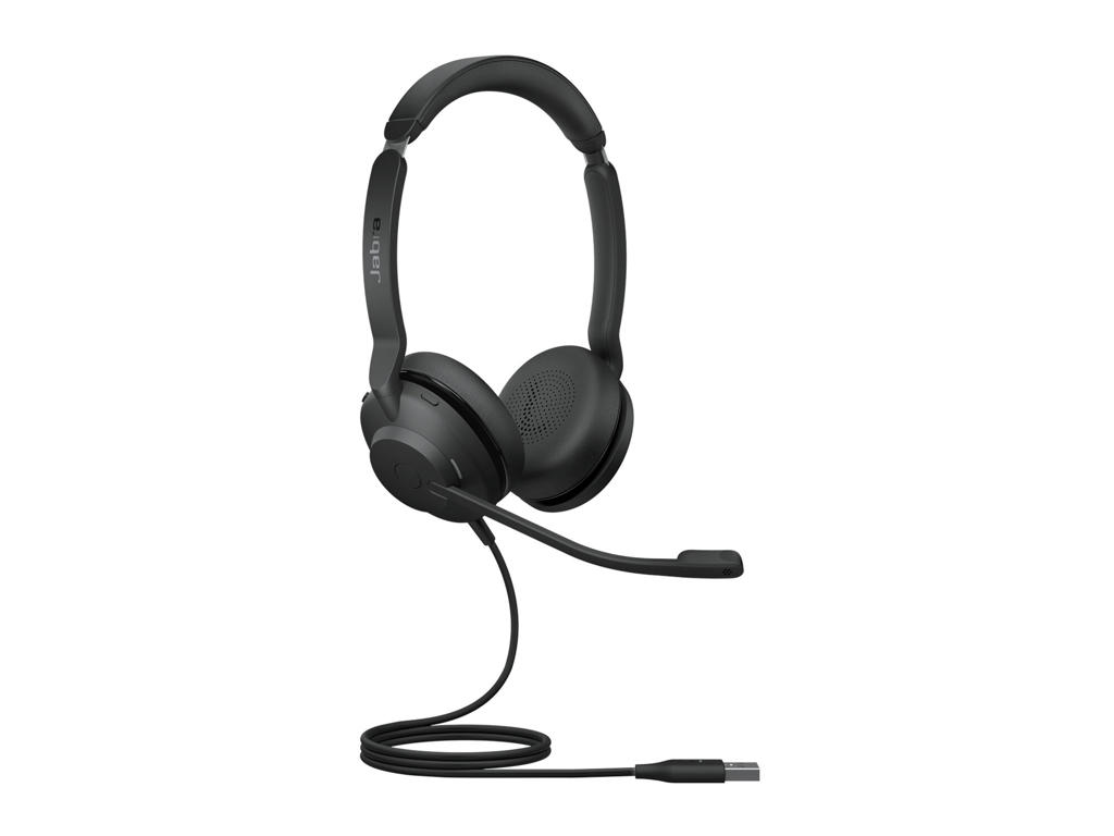 Jabra Evolve2 30 Headset Ledningsført Kontor/Callcenter USB Type-A Sort