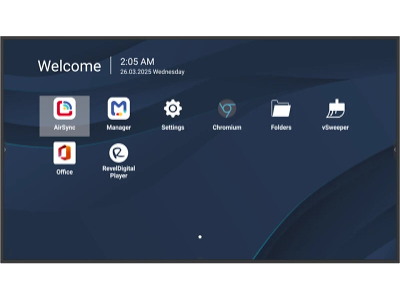 Viewsonic CDE5531-1C skilte display Digital fladpaneldisplay 139,7 cm (55") LCD Wi-Fi 500 cd/m² 4K Ultra HD Sort Indbygget processer Android 14 24/7