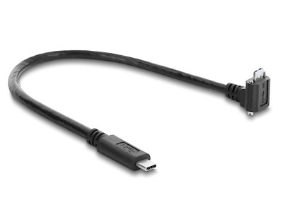 DeLOCK 80660 USB-kabel 0,3 m USB C Micro-USB B 5 Gbit/sek. Sort