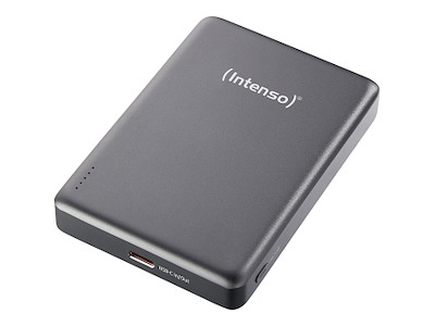 Intenso MW10000 Lithium polymer (LiPo) 10000 mAh Trådløs opladning Grå