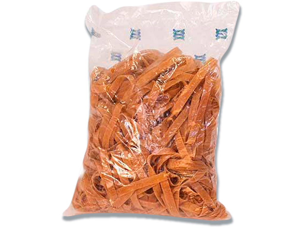 Gummibånd, Brun, 100X10mm, 1000 g, Roliba Industri 