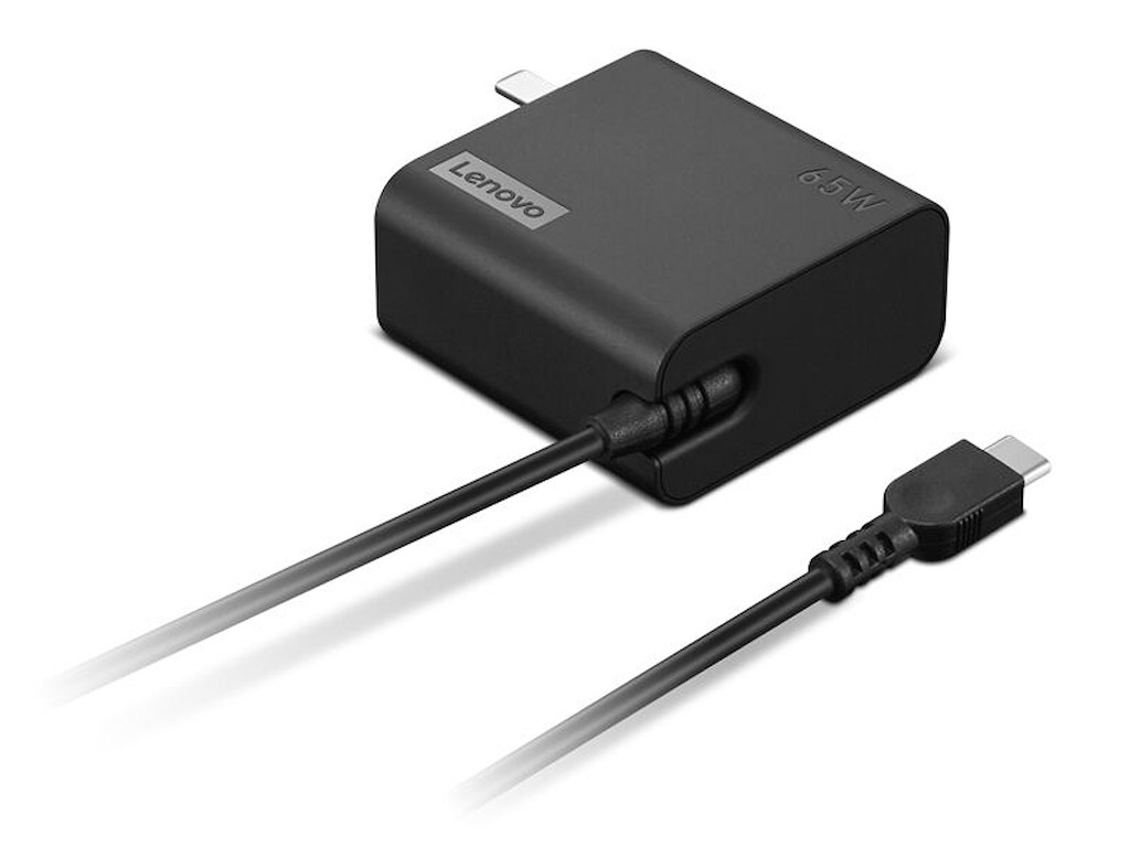 Lenovo 4X21L54608 strømadapter og vekselret Indendørs 65 W Sort